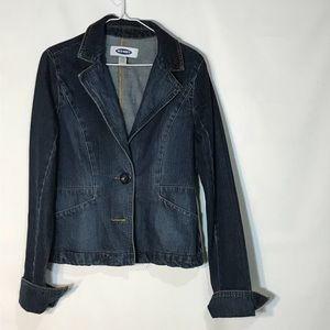 Old Navy Jeans Jacket Size Medium Blue Denim